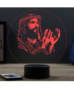 Lampe illusion 3D Jésus-Christ V1