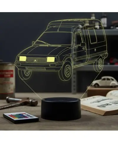 Lampe illusion représentant le citroën C15