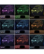 Lampe illusion représentant le citroën C15