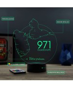 Lampe illusion 3D - 971 île de la Guadeloupe